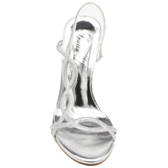 LAUREN Lorraine Bnwot "Malaga" Rhinestone Slingback New Heeled Sandals - Picture 9 of 9